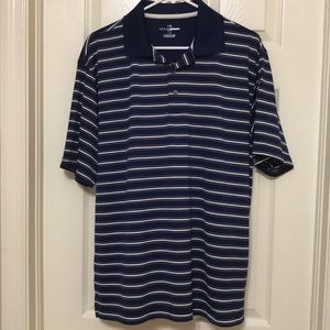 Men’s polo style golf shirt.